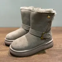 真皮全羊毛！时尚雪地靴女2025年轻人雪地棉高筒冬季女鞋皮毛一体