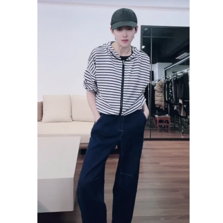 蓝色牛仔裤 K0764