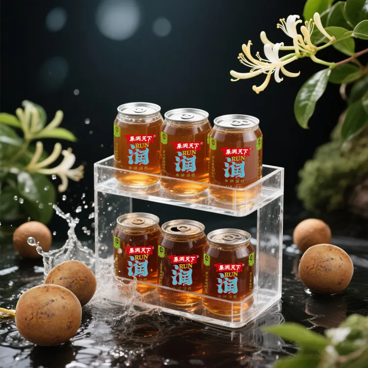 龙果江 248ml*6罐罗汉果植物饮料清爽解暑无蔗糖清润咽喉