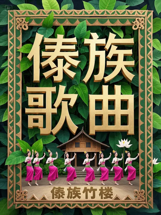 1500首傣族歌曲usb卡盘精选傣歌音乐源