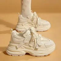 8620春季新款厚底百搭真皮老爹鞋