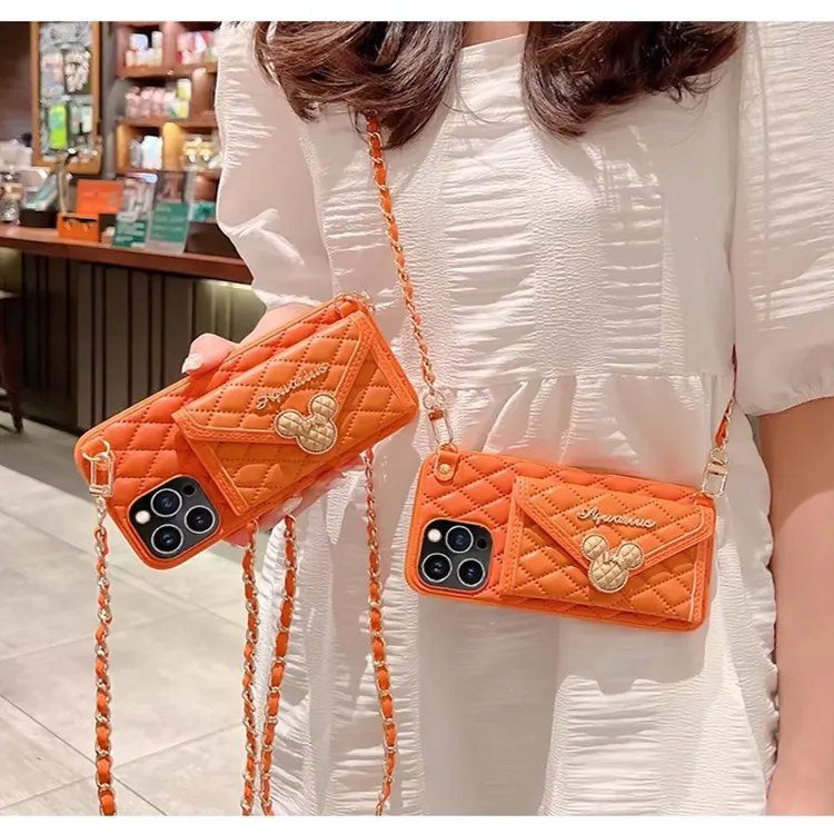 适用苹果 iphnoe系列新款16pro防摔15promax斜挎可背14plus网红