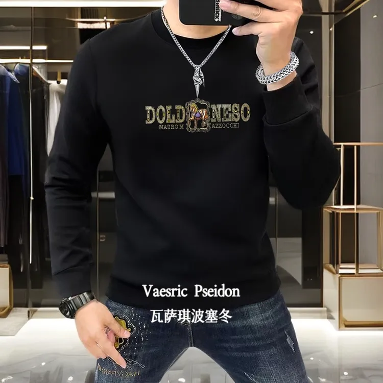 Vaesric Poseidon/瓦萨琪波塞冬时尚秋冬加厚男圆领长袖百搭卫衣