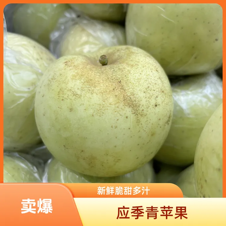 【晚熟膜袋青苹果】新鲜应季青苹果现摘现发孕妇儿童水果细腻不打蜡