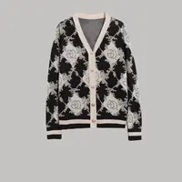 欧货高级感气质小香风针织开衫女秋冬时尚百搭外套上衣1299