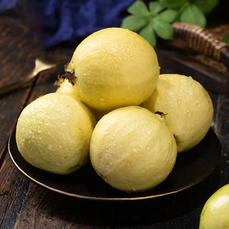 广东奶油味番石榴正宗南方水果软糯软心白心芭乐新鲜果园现摘现发