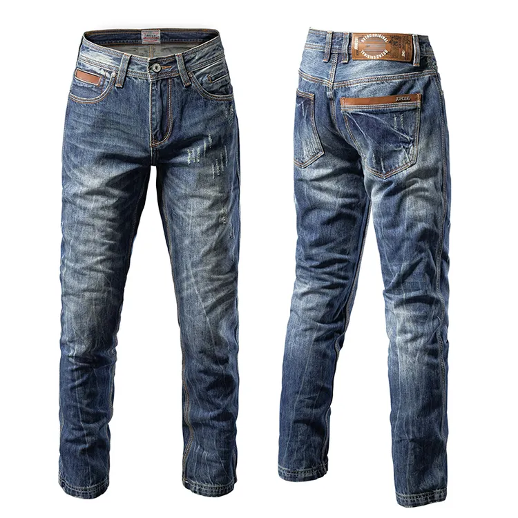 秋冬美式潮牌迪赛二次方印花长裤宽松直筒复古百搭时尚牛仔裤男士