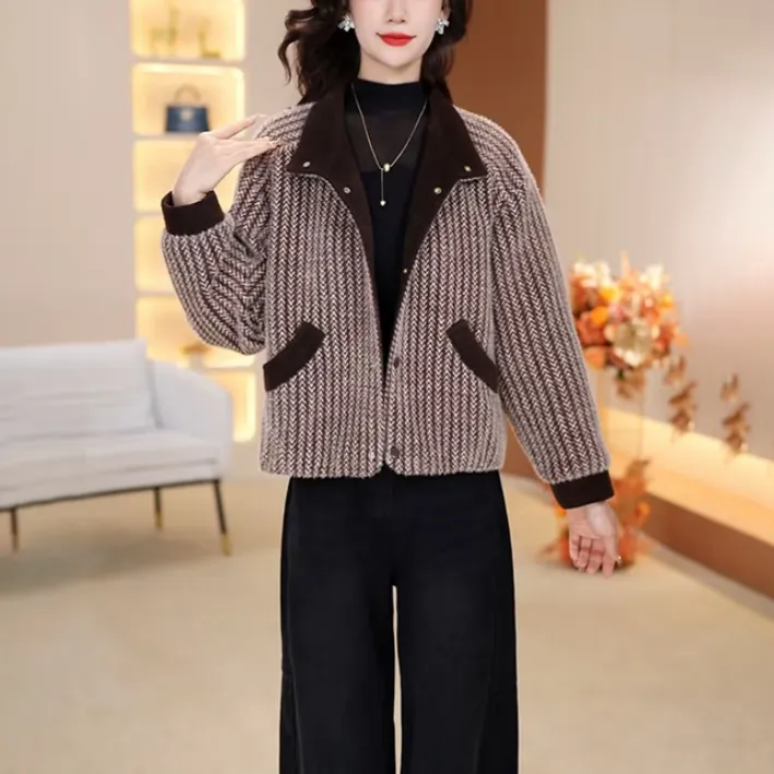 芸锦精品服饰秋季新款优雅气质女装时尚休闲短外套【731#】