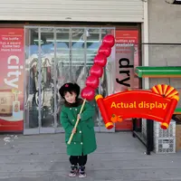 糖葫芦模型冰糖葫芦道具舞台糖葫芦泡沫假糖葫芦仿真超大