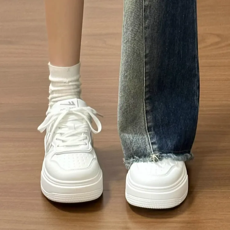 回力厚底透气小白鞋女2025秋季正品爆款超火休闲女鞋学生百搭女鞋