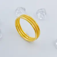 【国潮】足金999 三生缘戒指 1.08 17圈口