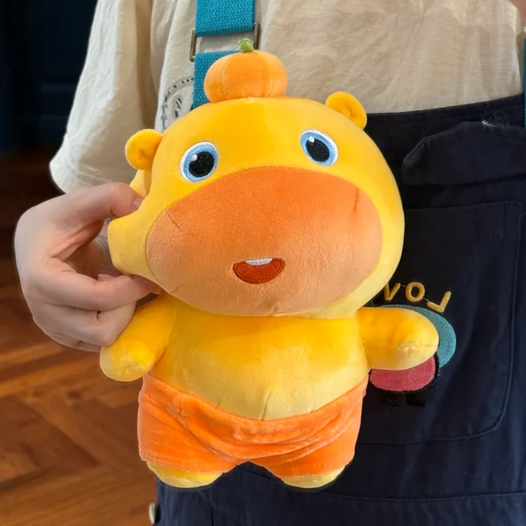 正版水豚玩偶可爱毛绒噜噜玩具卡皮巴拉公仔网红娃娃送女朋友礼物