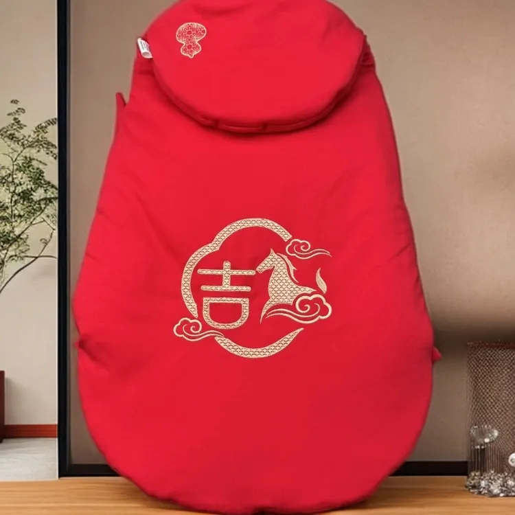 新生儿冬款加厚襁褓睡袋防踢被大号柔软棉花-【舒绒-襁褓-睡袋】-