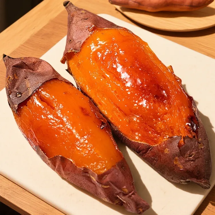 正宗山东蜜薯番薯烟薯25无丝皮薄软糯蒸煮烤地瓜新鲜红薯产地直发