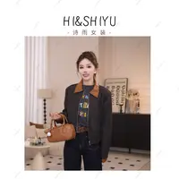 HISHIYU【城市旷野】秋季新款韩版百搭显瘦设计感宽松休闲外套