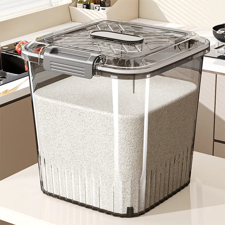 装米桶透明加厚防虫防潮家用米箱杂粮面粉储存密封罐大容量储米罐