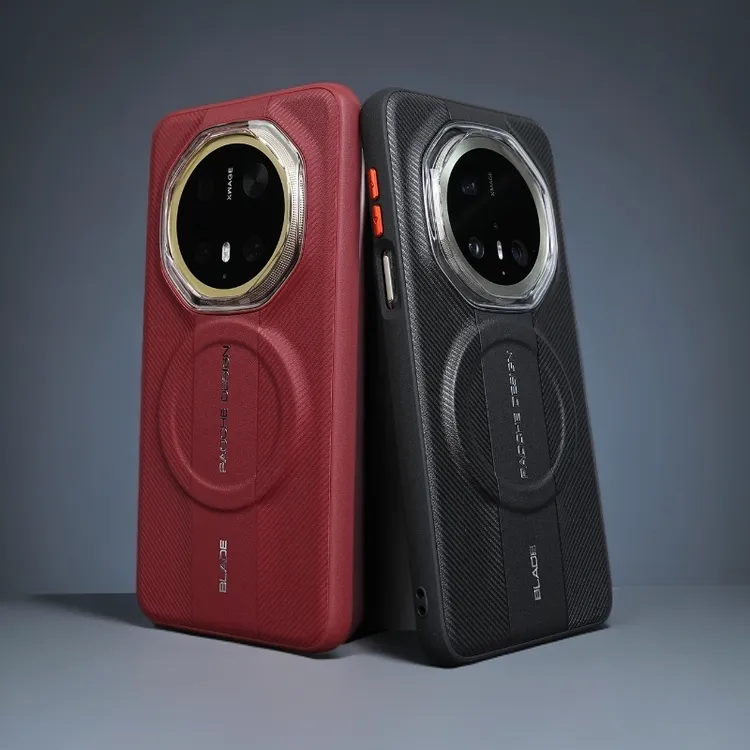 适用华为Mate70R非凡大师磁吸素皮手机壳软边防摔mate70pro高级感