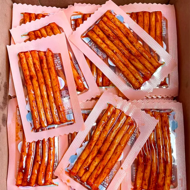 【到手100包】辣力仕博仕牛筋美味休闲即食品儿时怀旧美味零食11包