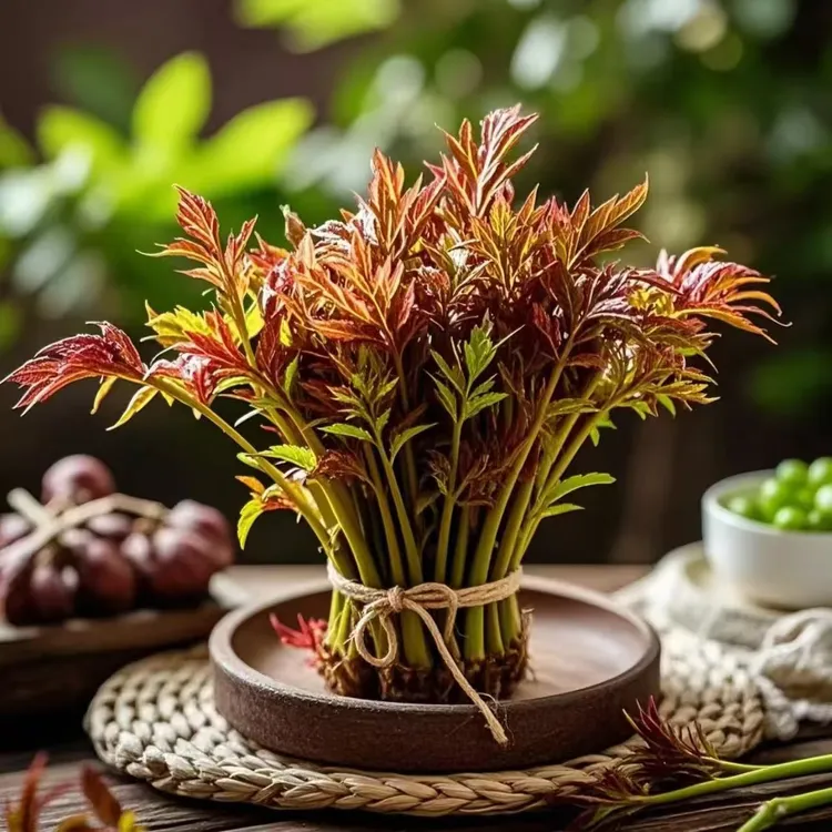 云南食材新鲜香椿现采现发冷链空运