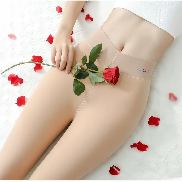 玫瑰精油秋冬光腿神器自然加绒加厚抗寒感水光袜假透肉外穿