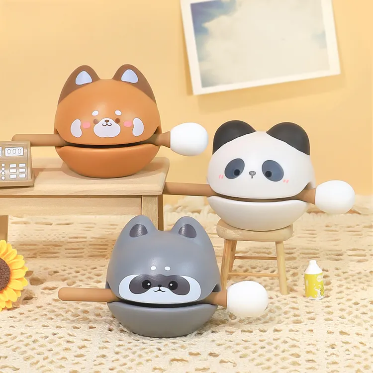 敲无压力功德+1小木鱼解压摆件打工人工位敲打情绪控制治愈玩具