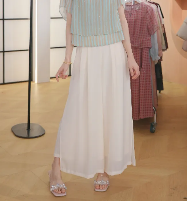 【送运费补贴】Z8626夏装女士高端休闲洋气百搭宽松时尚阔腿裤女