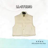 妙兮·LL冬季新款时尚简约宽松百搭90白鸭绒马夹上衣*20252585