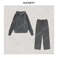 桃桃家-【时髦精】版型超好又垂又软的松弛感 秋冬连帽运动套装1054