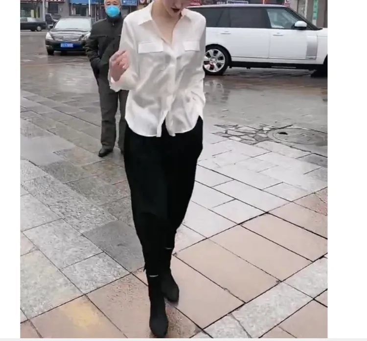 2024冬季新款时尚女装网红高级感休闲爆款上衣裤子女潮流叶