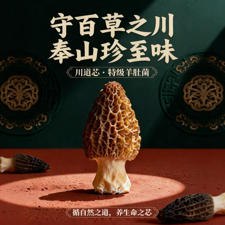 川道芯精选头茬羊肚菌