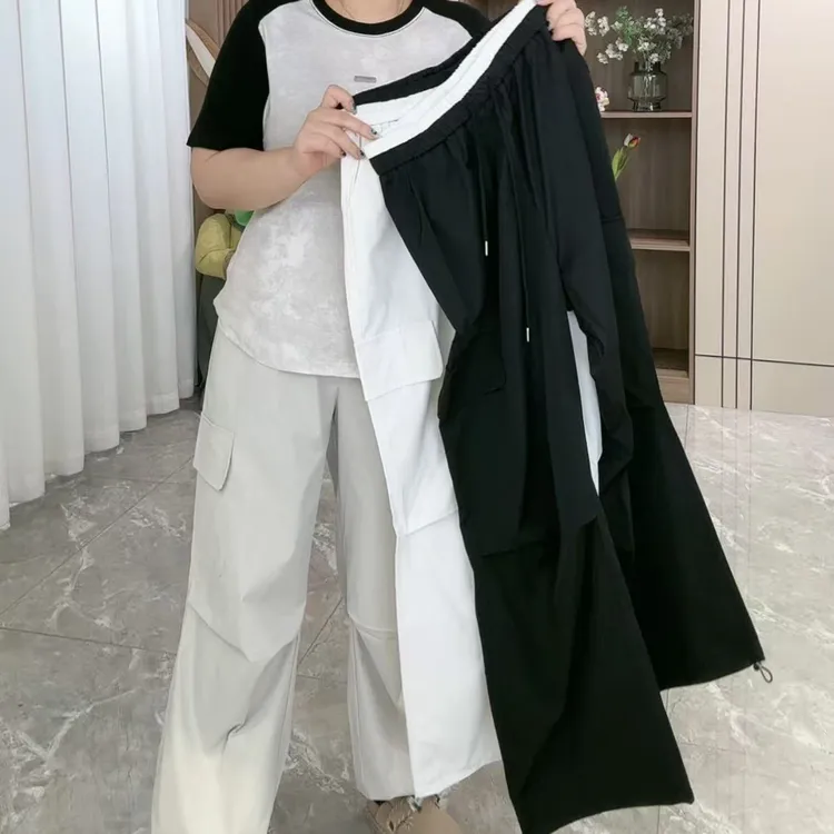 3753百搭大口袋两穿工装裤