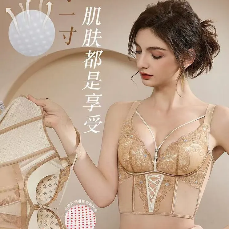 性感深V蕾丝质感轻柔内衣