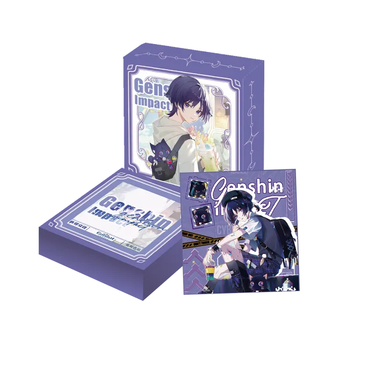 【大转盘】格界文创原神第二弹 国漫二创周边色纸（默认代拆）