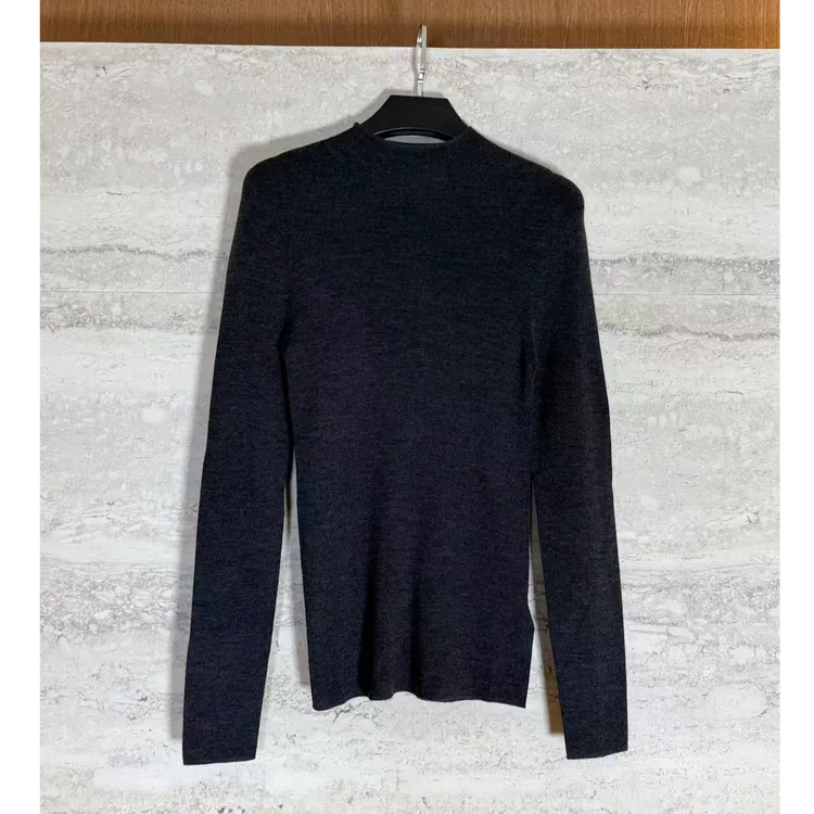 TANTAN 时尚休闲圆领秋季长袖羊毛衫3552