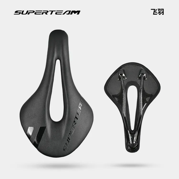 SUPERTEAM飞羽公路山地车碳纤维坐垫中空透气短鼻
