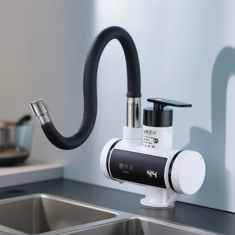 即热式电热水龙头冷热两用厨房快速过水加热器万象旋转双出水模式