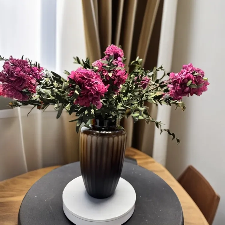 Jenyen臻妍.暮棕手工磨刻简约轻奢花器