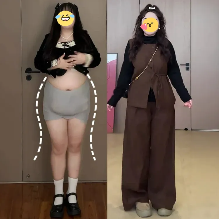 大码小香风套装秋季胖MM梨型身材遮肚显瘦马甲半身裙打底衫三件套