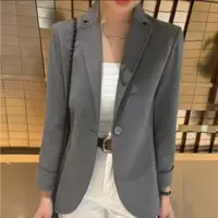 【例畔精选】春季气质新款一粒扣修身休闲显瘦百搭西装外套S811#