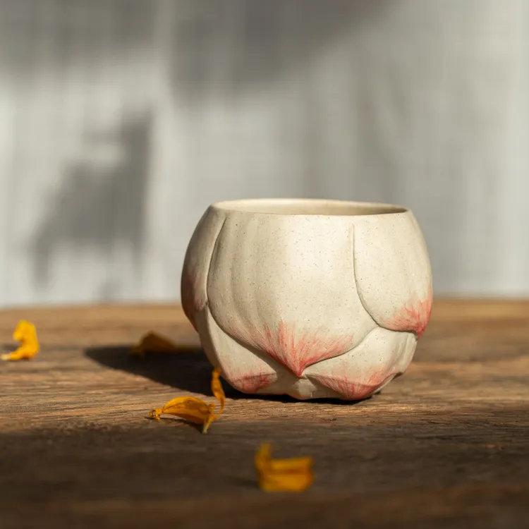 【龙羡堂】步步生莲禅定杯