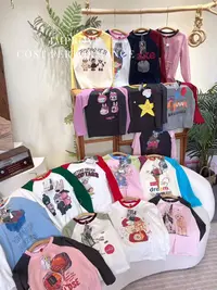 大庆仓  儿童插肩袖卫衣 货号1-15号