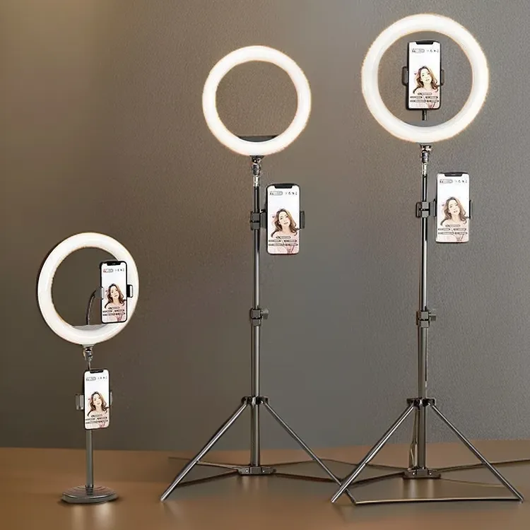 直播神器手机支架自拍手机支架带补光灯拍照网红补光灯摄影便携