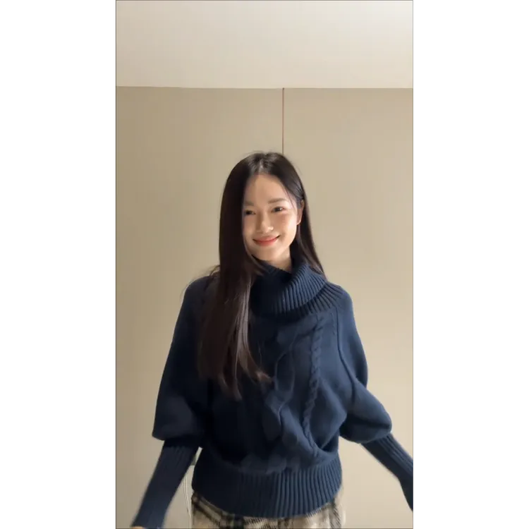 MARIE.COCO蝴蝶结宽松毛衣女新款冬慵懒高级感加厚针织上衣休闲裤