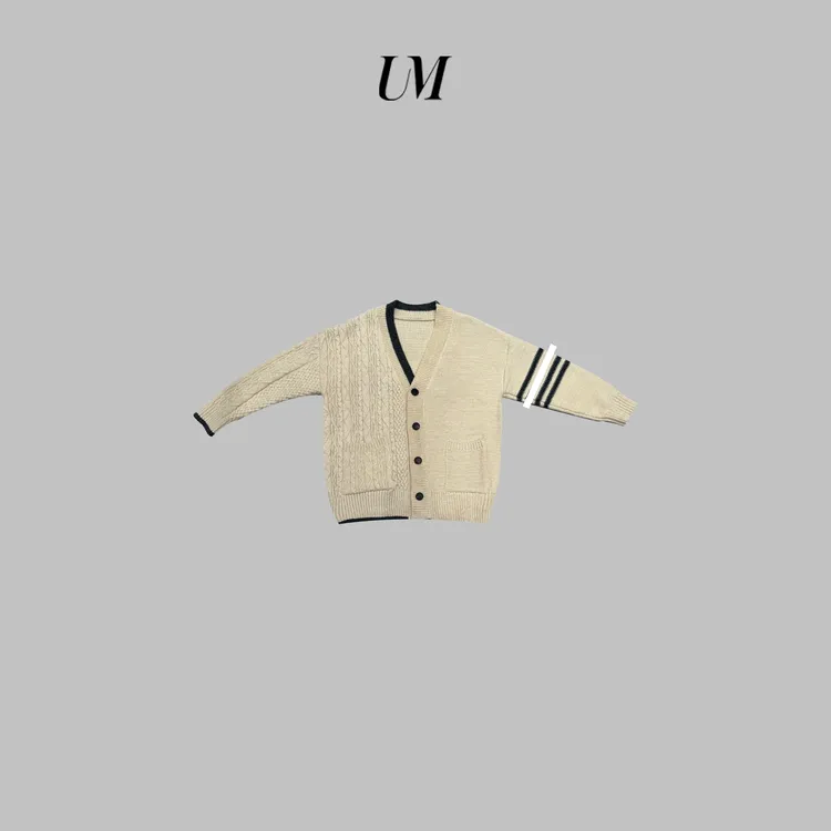 【U.M】幂式慵懒风设计感针织毛衣开衫