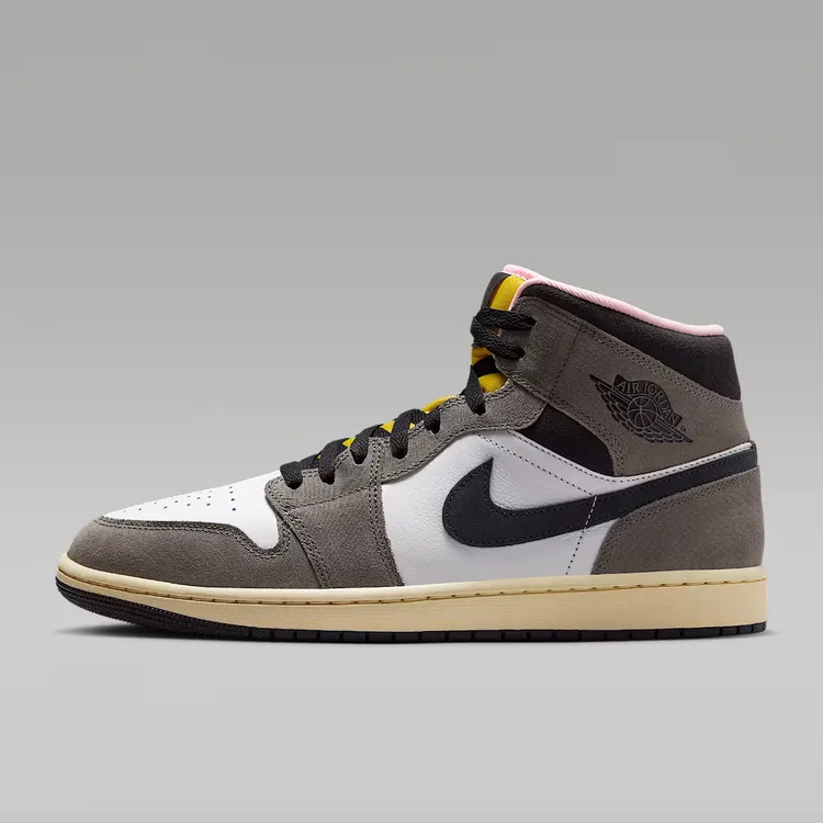 NIKE/耐克 aj1 Mid SE 男款中帮流光风运动休闲板鞋HQ2011-100