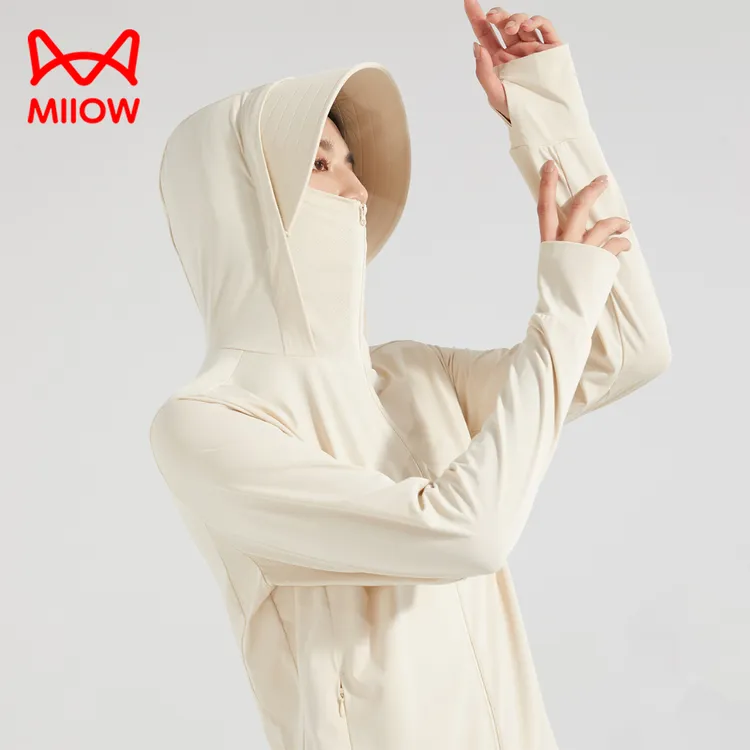 MIIOW CLASSIC/猫人经典夏季冰丝防晒衣防晒服帽檐可拆卸轻薄透气