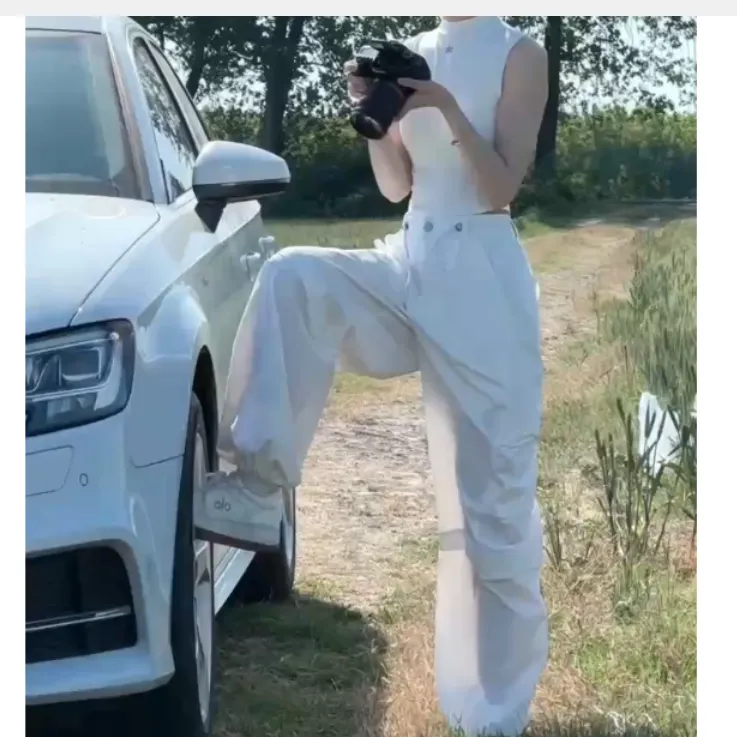 2025夏季新款女装网红气质修身百搭洋气上衣裤子女淘q3