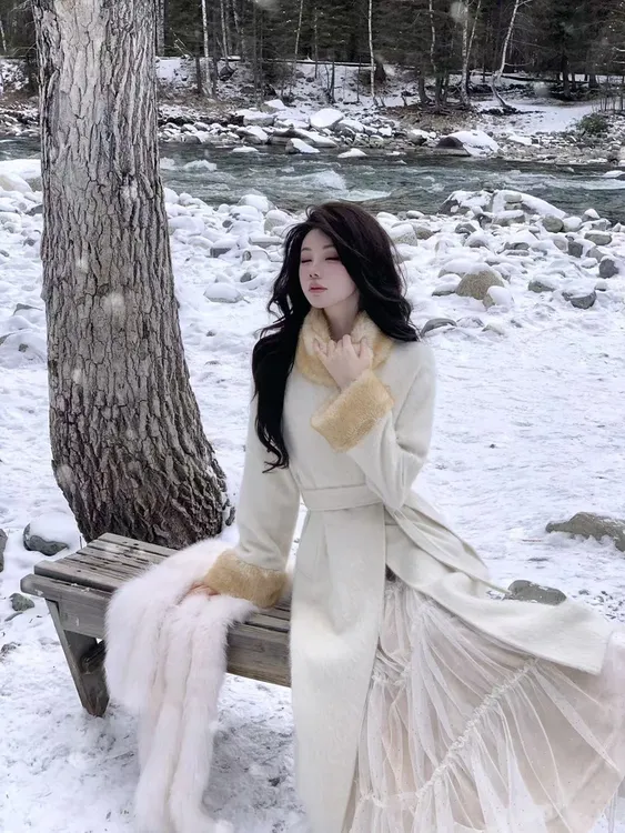 【雅乔定制】烫钻网纱丝绒半身裙高腰显瘦大摆长裙DYYY-250851064