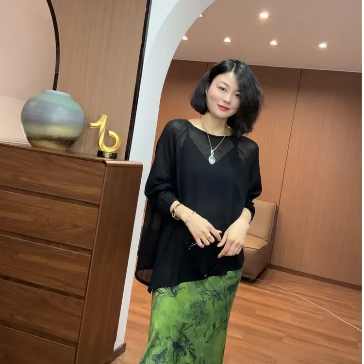  TANTAN 莱赛尔亚麻微透衬衫842