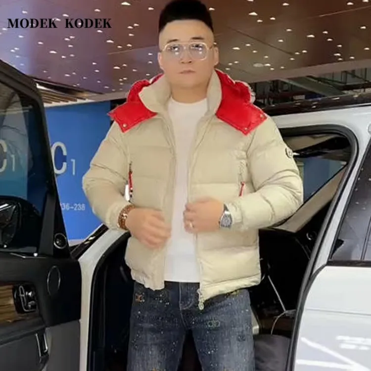 MODEK KODEK冬季新款时尚保暖面包服男高品质潮牌高蓬松连帽外套